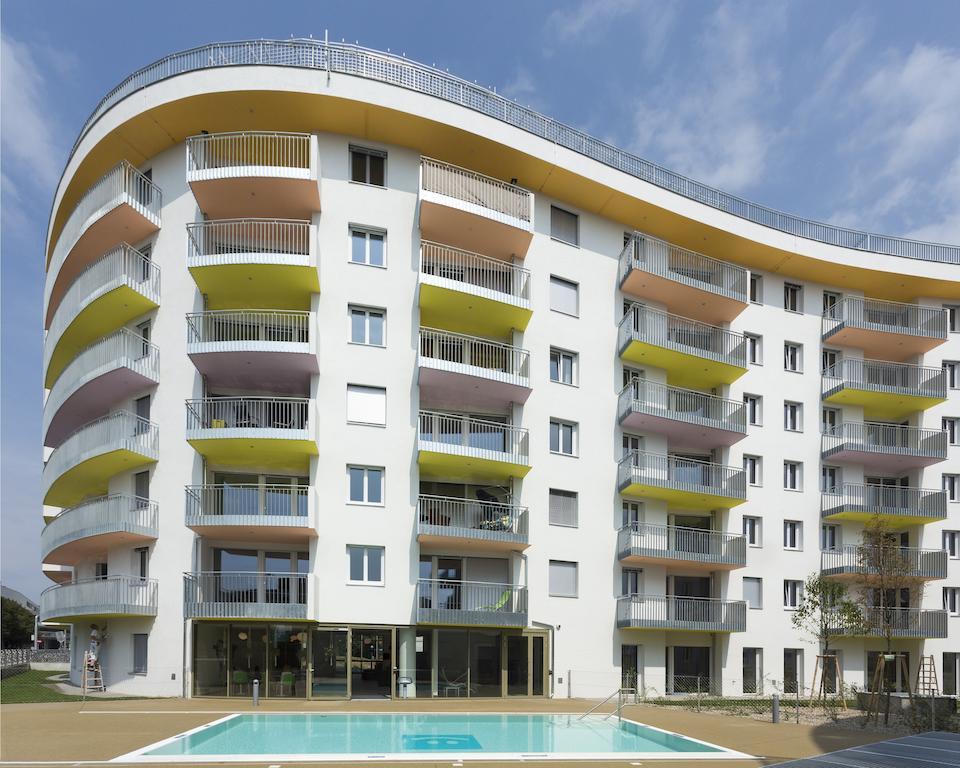 Ig City Apartments Danube Lodge Vienne Extérieur photo